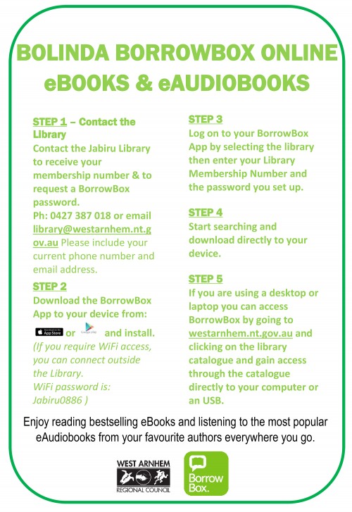Access Online Ebook Resources At Any Time West Arnhem Regional Council