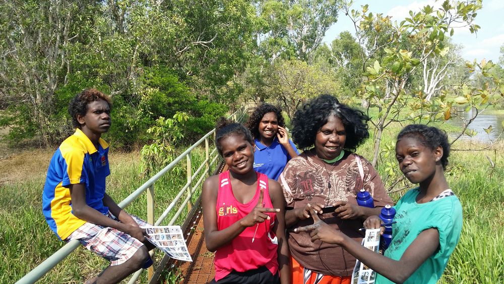The Culture First class from West Arnhem College were leading the flock when it came to finding and identifying birds during a recent trip to Yellow Water as part of Kakadu Bird Week.