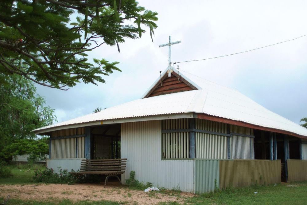 The historic Warruwi Uniting Church on Goulburn Island.