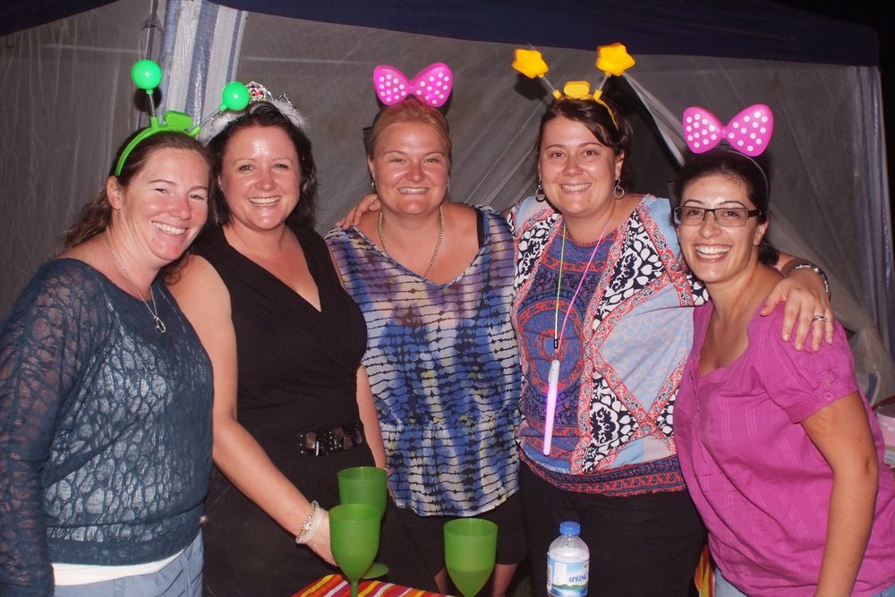 JUICE fundraisers (shown here with their stall at Kakadu Groove) are “beyond excited” to have reached their funding goal for the pool play equipment.