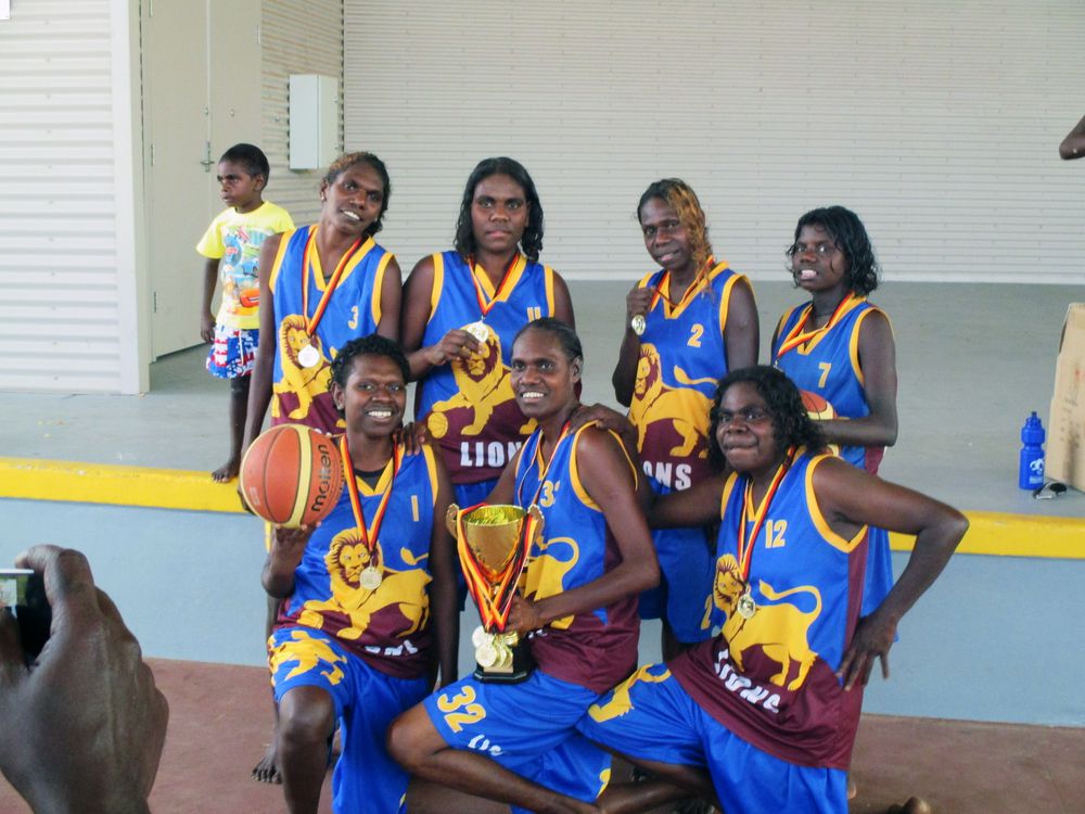 2014 #Gurrung Women's Basketball Premiers, Maningrida Allstars.